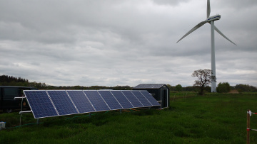 Stromversorgung für Solarpumpe